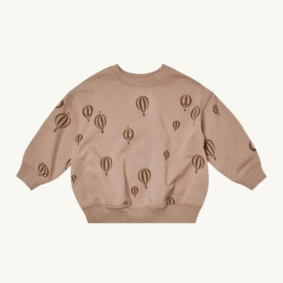 NWT - Rylee + Cru balloon print organic fleece set - Picture 2 of 3